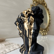 Кашпо Давид Черный